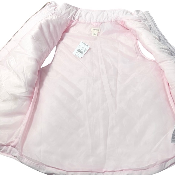 J. Crew Crewcuts Vest 8 Pink Quilted - Picture 6 of 8